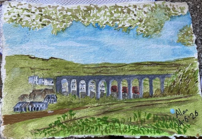 Rail Viaduct at Calstock Cornwall